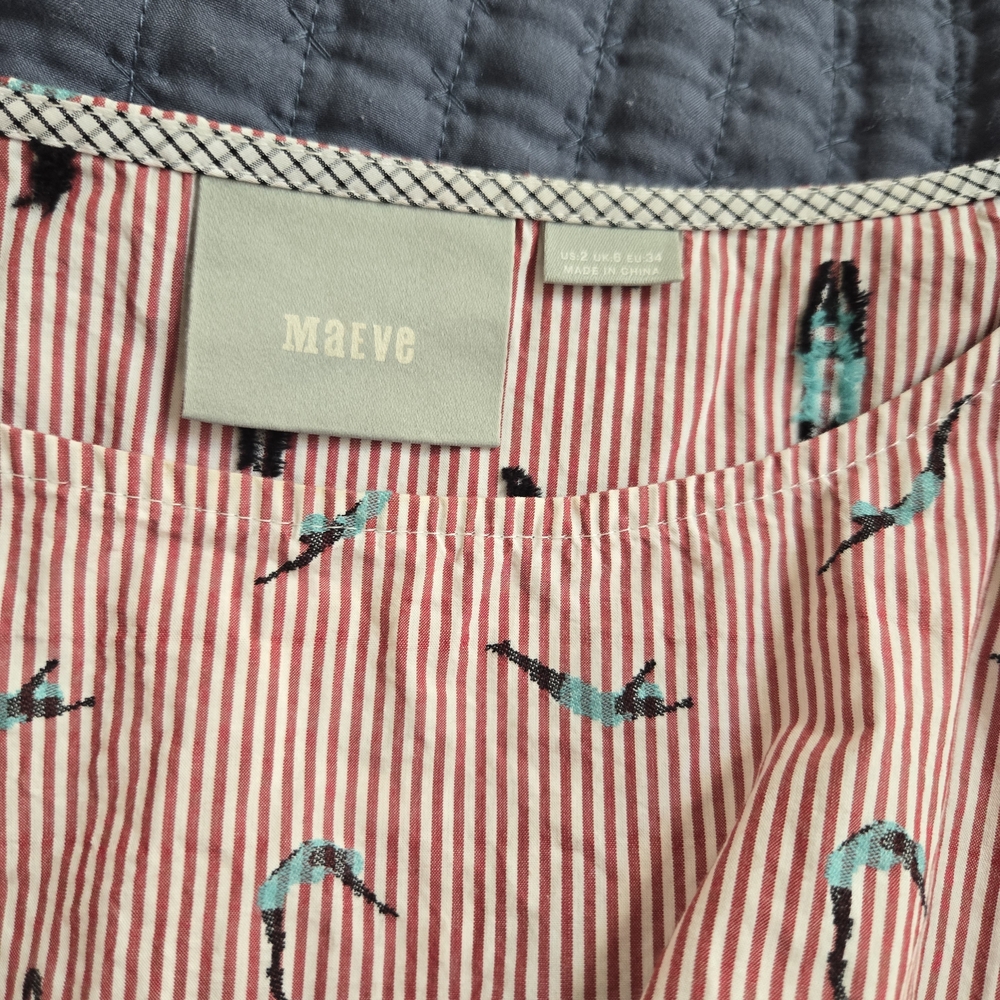 Anthropologie Maeve Bathing Beauty Dress Size 2 - Picture 5 of 10